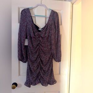 Brand new never worn Floral Black and Pink Women's Dress